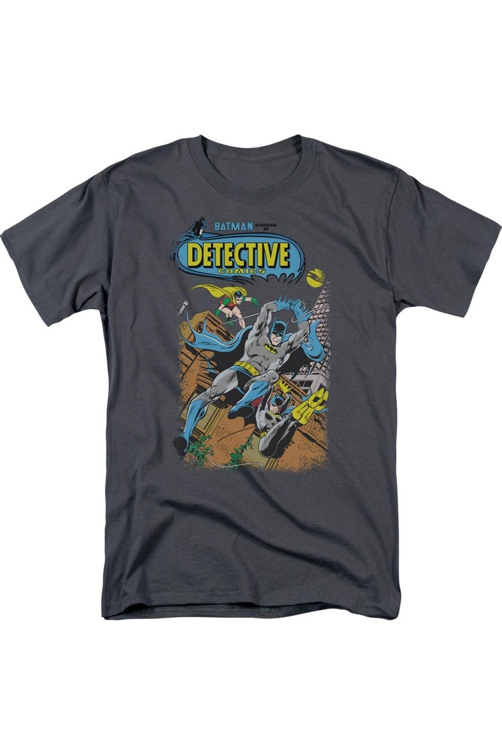 

Футболка с коротким рукавом для взрослых Batman Detective #487 Gildan, цвет charcoal