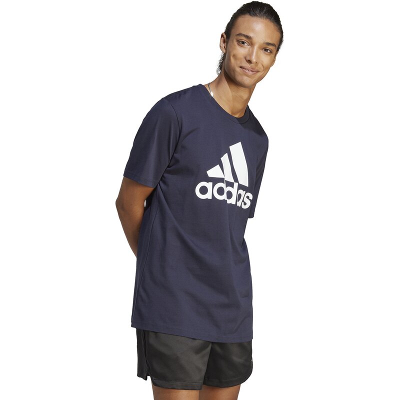 Футболка первой необходимости, одинарный джерси, большой логотип Adidas, мультиколор — фото 4