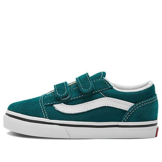 

Кроссовки old skool low top casual skate shoes td green Vans, зеленый