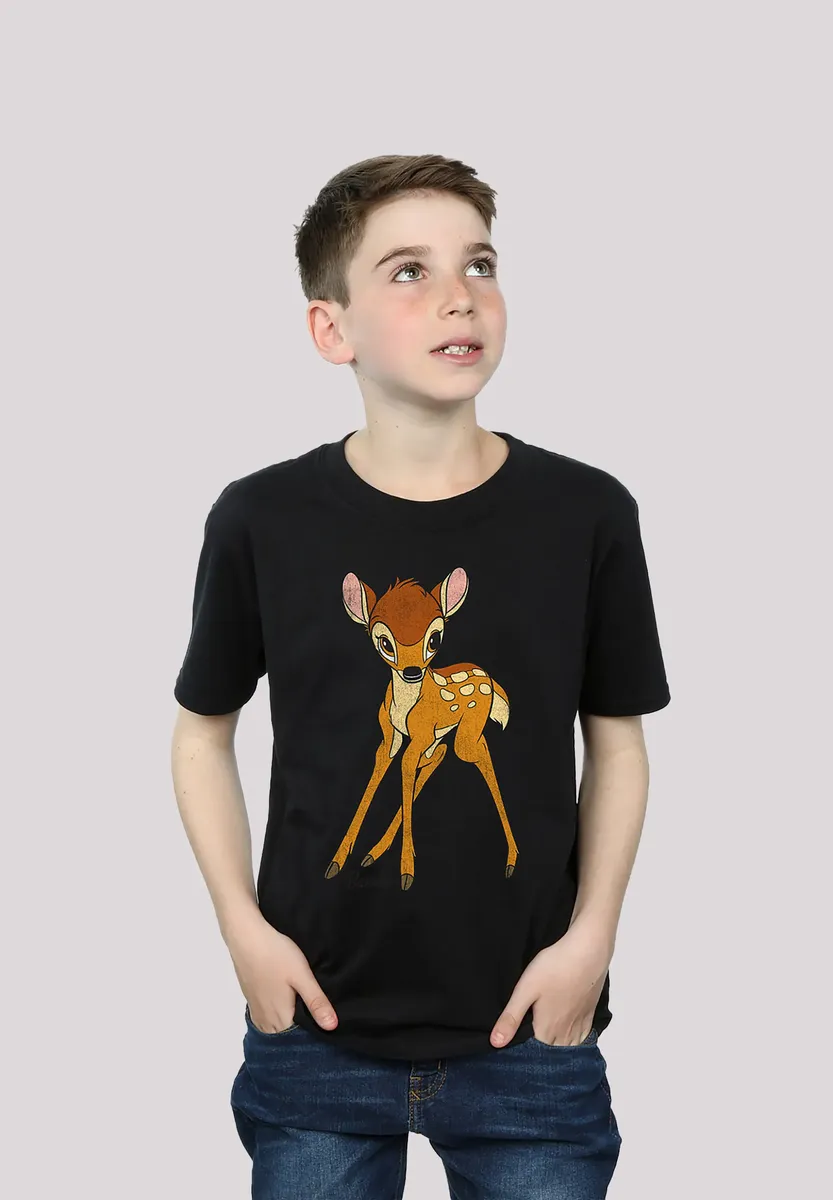 

Футболка F4NT4STIC "Disney Bambi Classic Comic", унисекс для детей, товары премиум-класса, для мальчиков, для девочек, с принтом, черный
