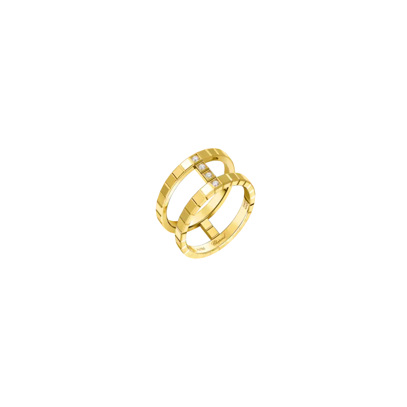 

Chopard - кольцо ice cube, этичное желтое золото, бриллианты - 827006-0010 CHOPARD