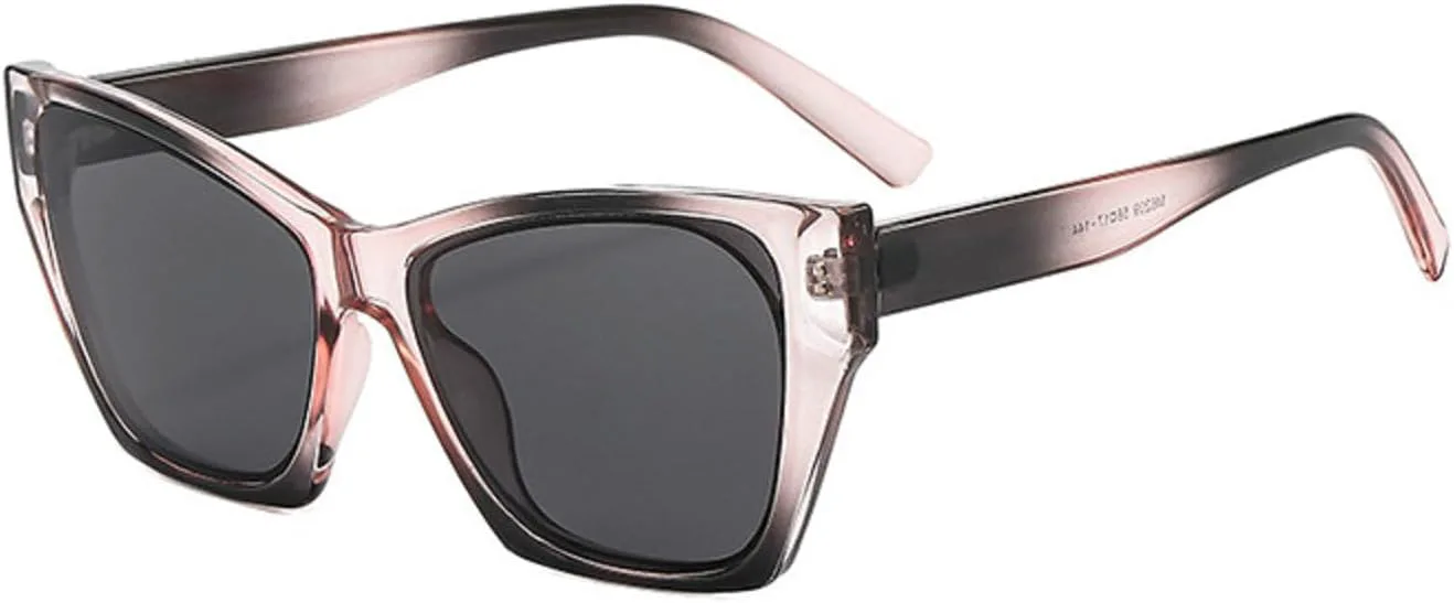 

Солнцезащитные очки Melrose Y2K Punk Cat Eye для женщин, роскошные солнцезащитные очки в винтажном стиле, защита от ультрафиолета UV400, модель 6209, Black Pink