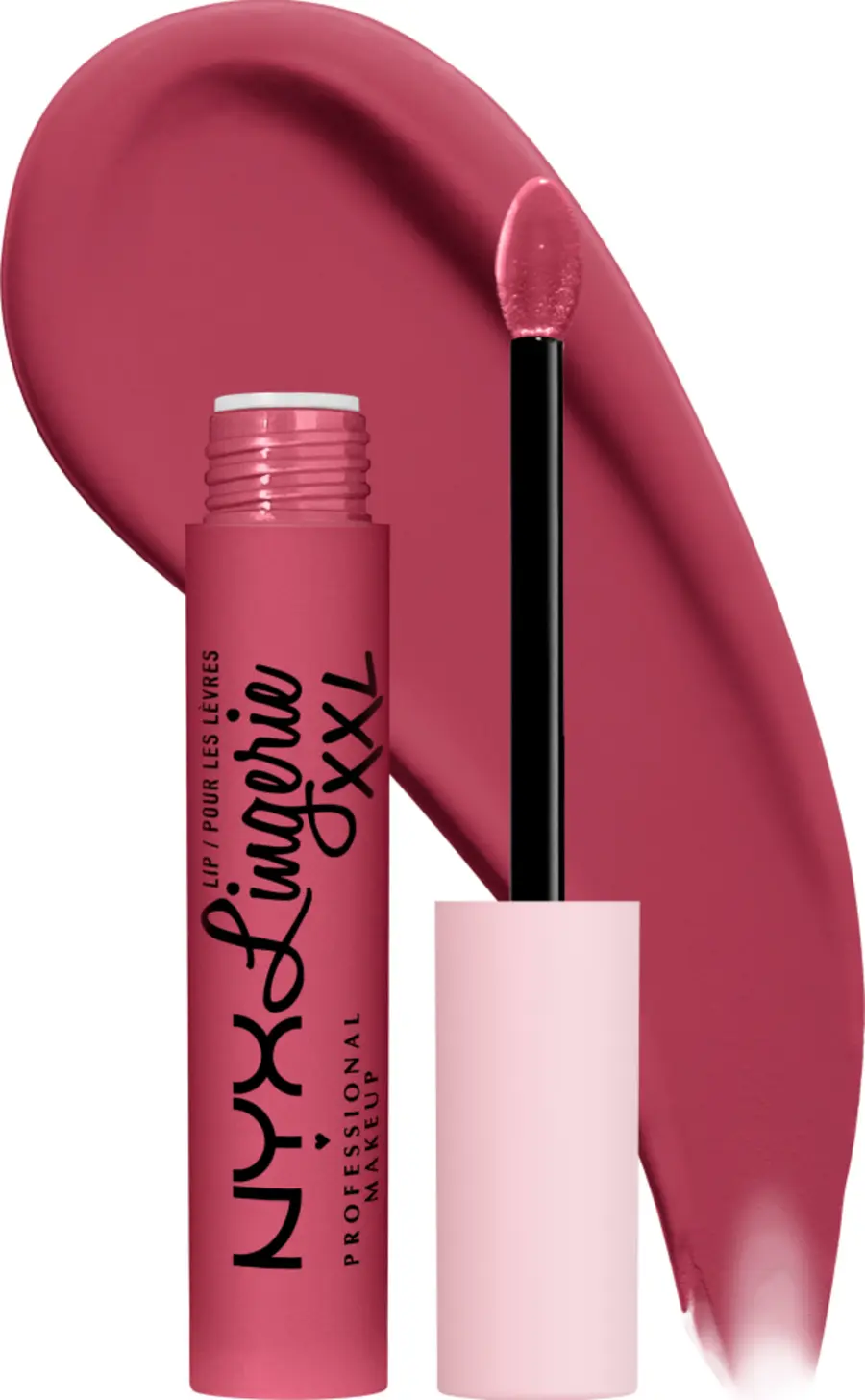 Губная помада NYX Professional MakeUp Lip Lingerie XXL 15 Push'd Up Muted Pink — фото 2