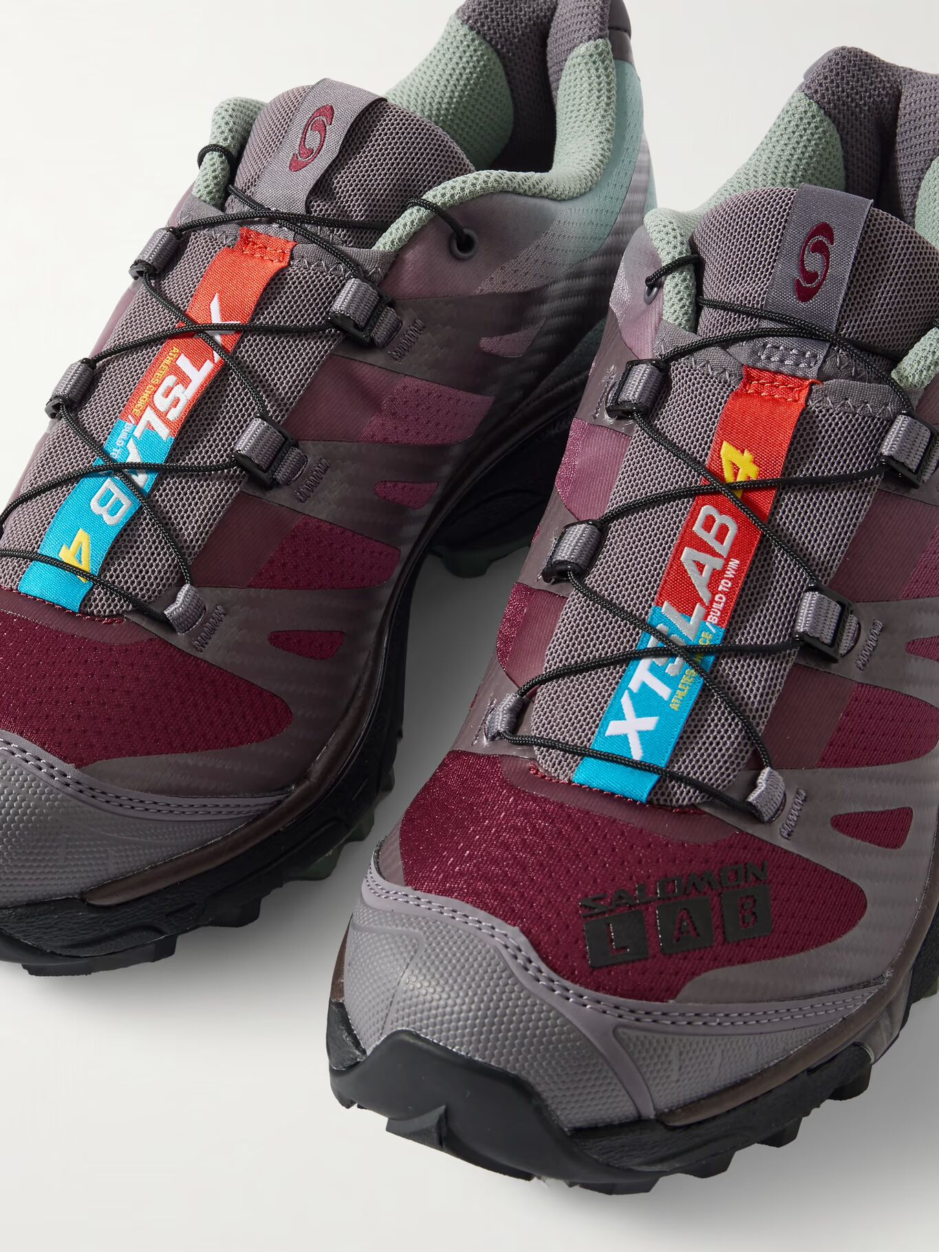 

Кроссовки из сетки XT-4 OG с резиновой окантовкой SALOMON, мультиколор