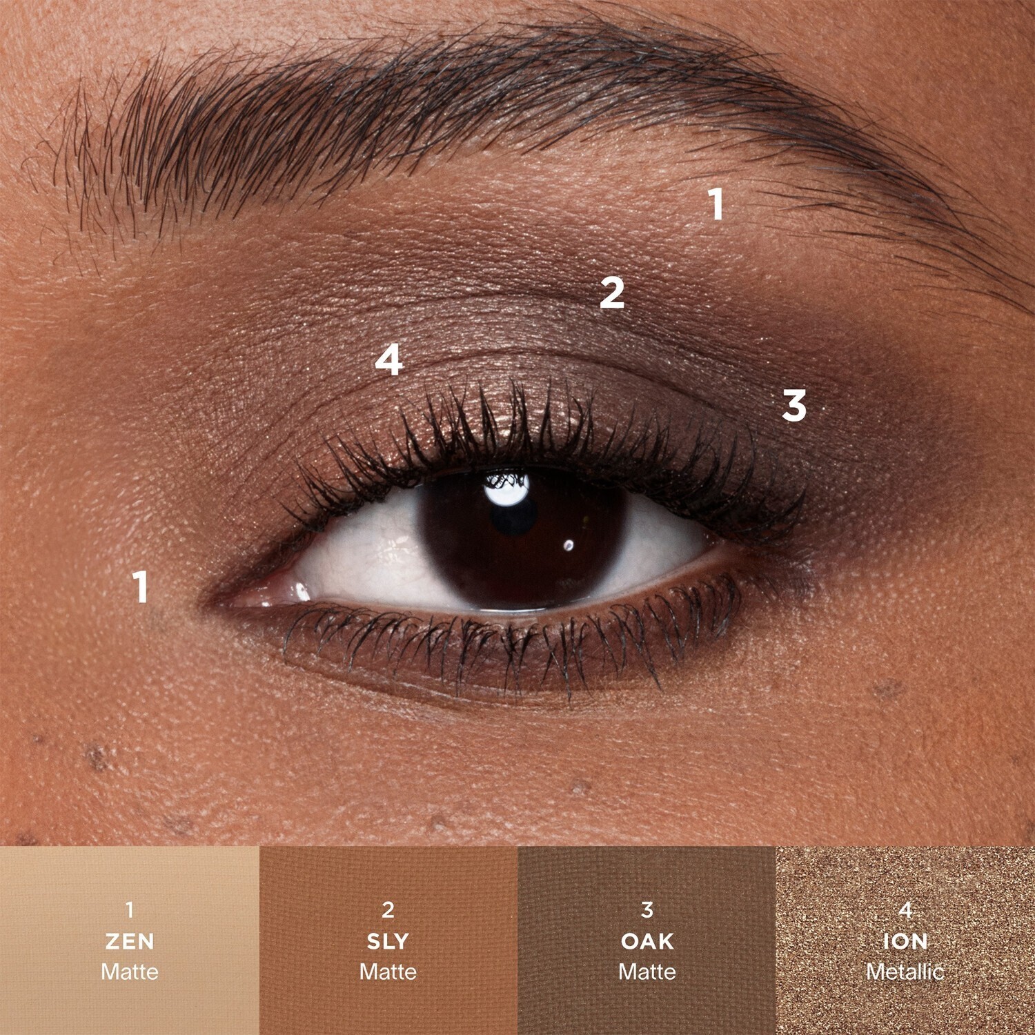 Тени для век curator eyeshadow Hourglass, doe, вес 1 гр. — фото 3