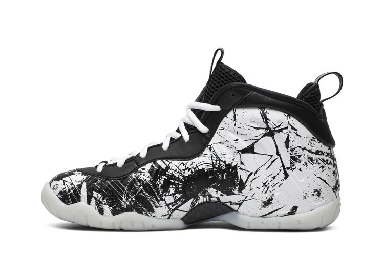 Кроссовки Nike Little Posite One BG 'Shattered Backboard', белый — фото 3