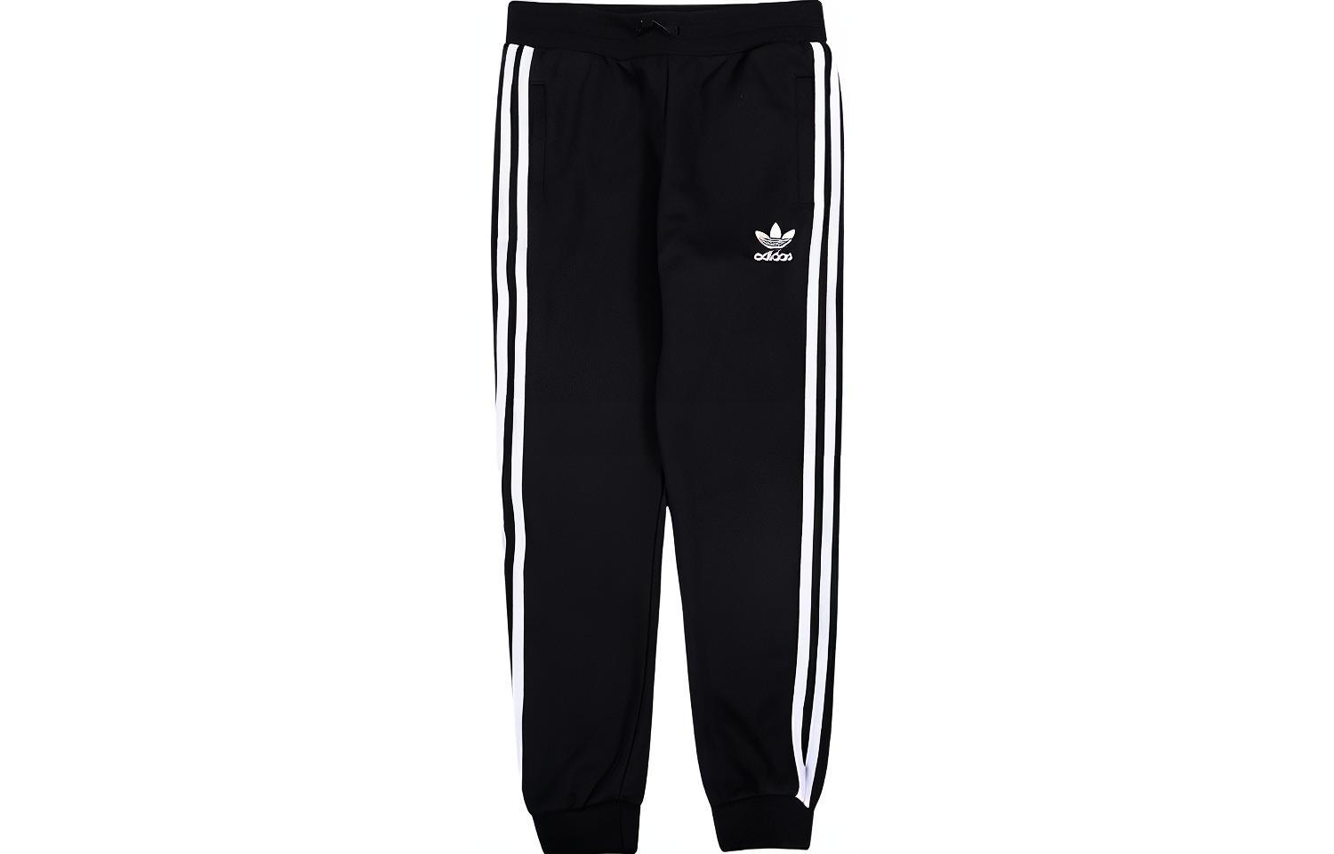 

Детские трикотажные спортивные штаны Adidas Originals, цвет Black