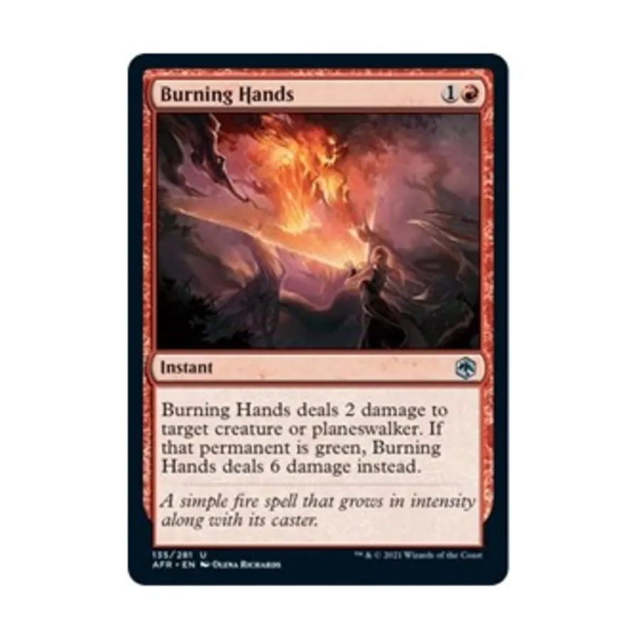 

CCG Горящие руки (U), MTG - Adventures in the Forgotten Realms