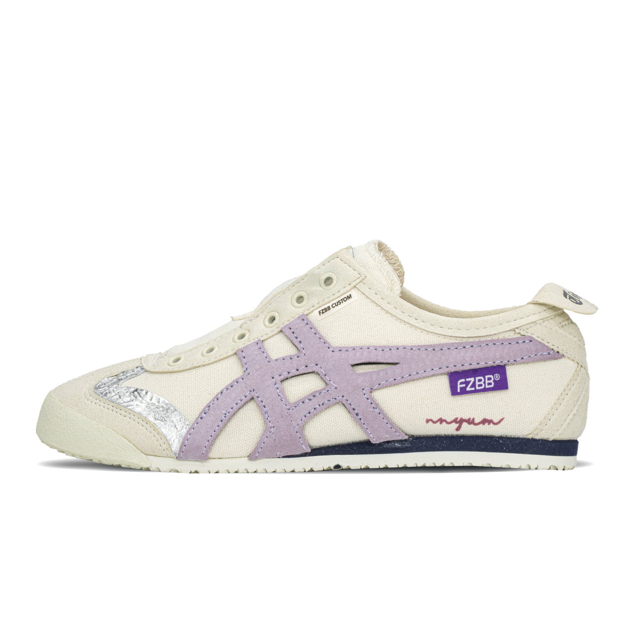 

Кроссовки Onitsuka Tiger MEXICO 66 Lifestyle Shoes Unisex Low-top Beige/purple, фиолетовый