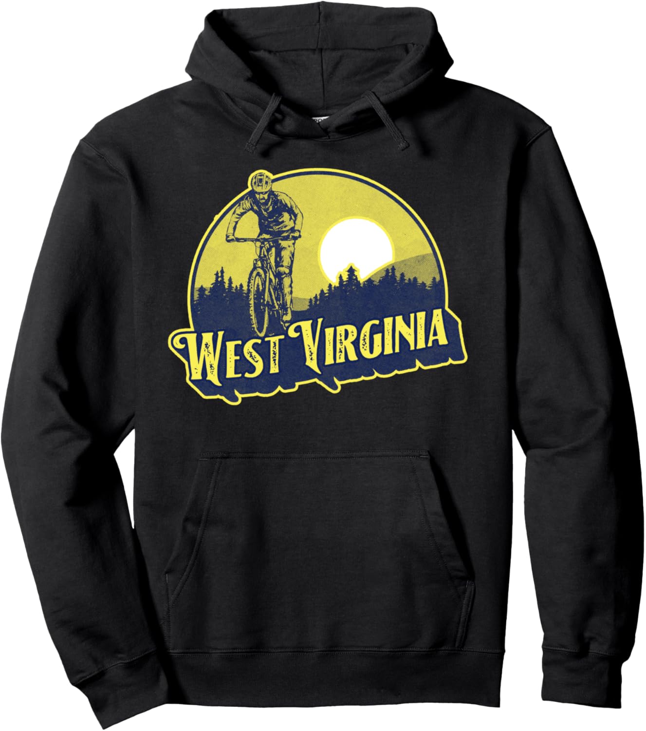 

Винтажная толстовка для любителей горного велосипеда из Западной Вирджинии, 80-е годы Symbiosis Supply Co., черный