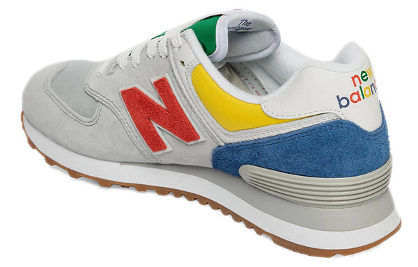 Кроссовки Staud x 574 New Balance, серый — фото 4
