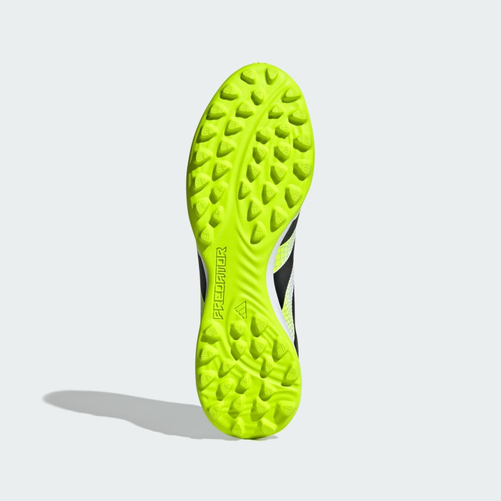 Бутсы Adidas Predator League Turf Cleats, цвет Cloud White/Core Black/Lucid Lemon — фото 4