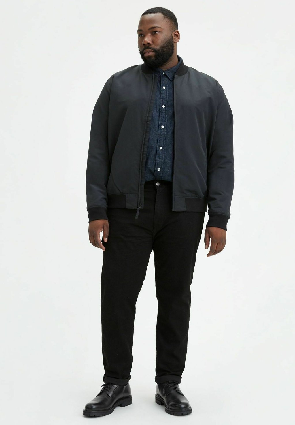 

Зауженные джинсы 502 TAPER B&T - Straight leg jeans Levi's Plus, цвет Black Denim