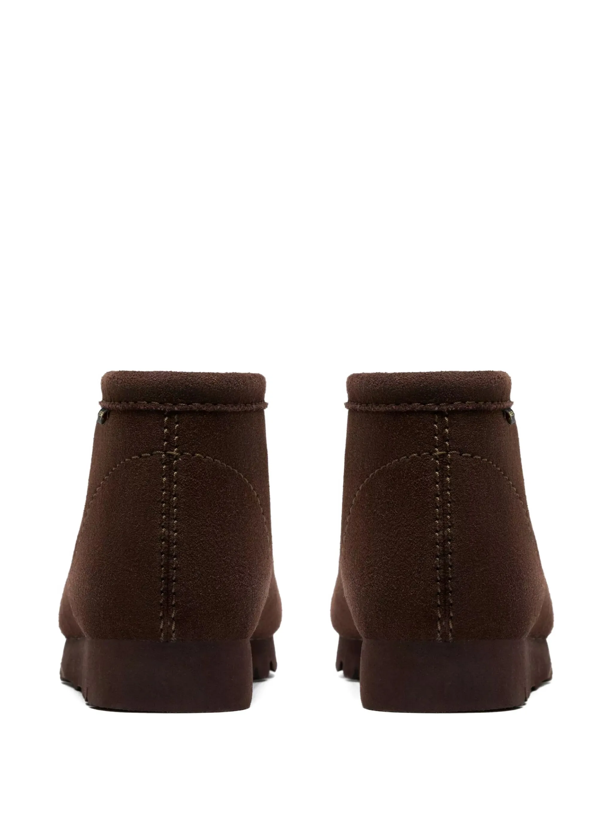 Замшевые ботинки на шнуровке Clarks Originals, коричневый — фото 3