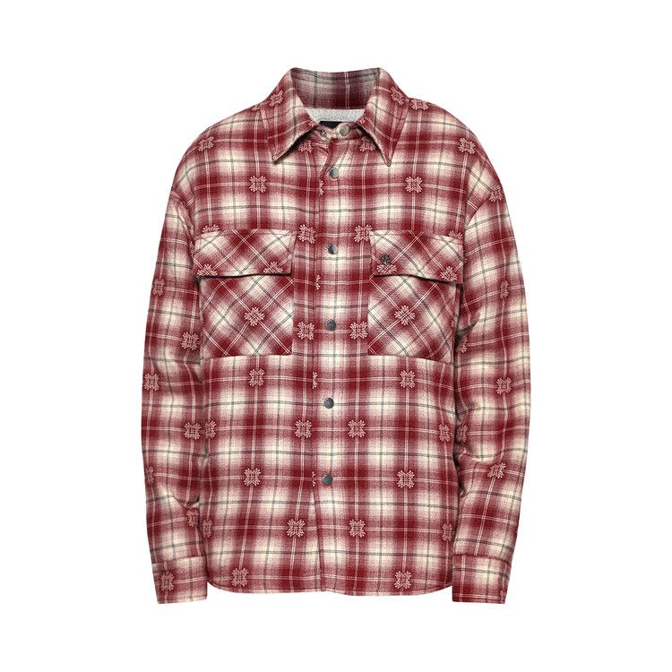 

Рубашка Amiri Padded Overshirt, Deep Red