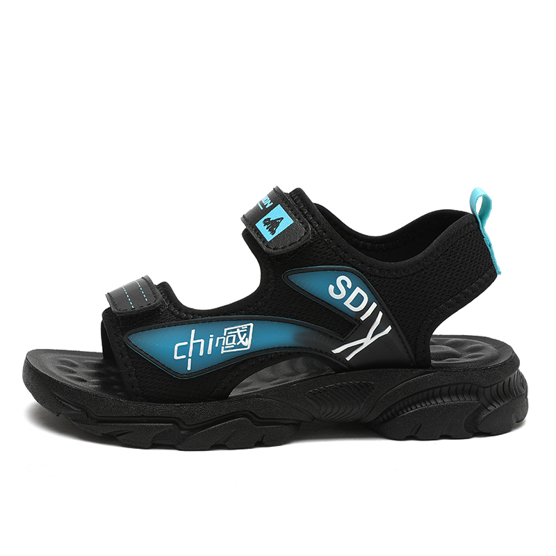 

Нескользящие, износостойкие, дышащие детские сандалии для детей ADOONGA, черный