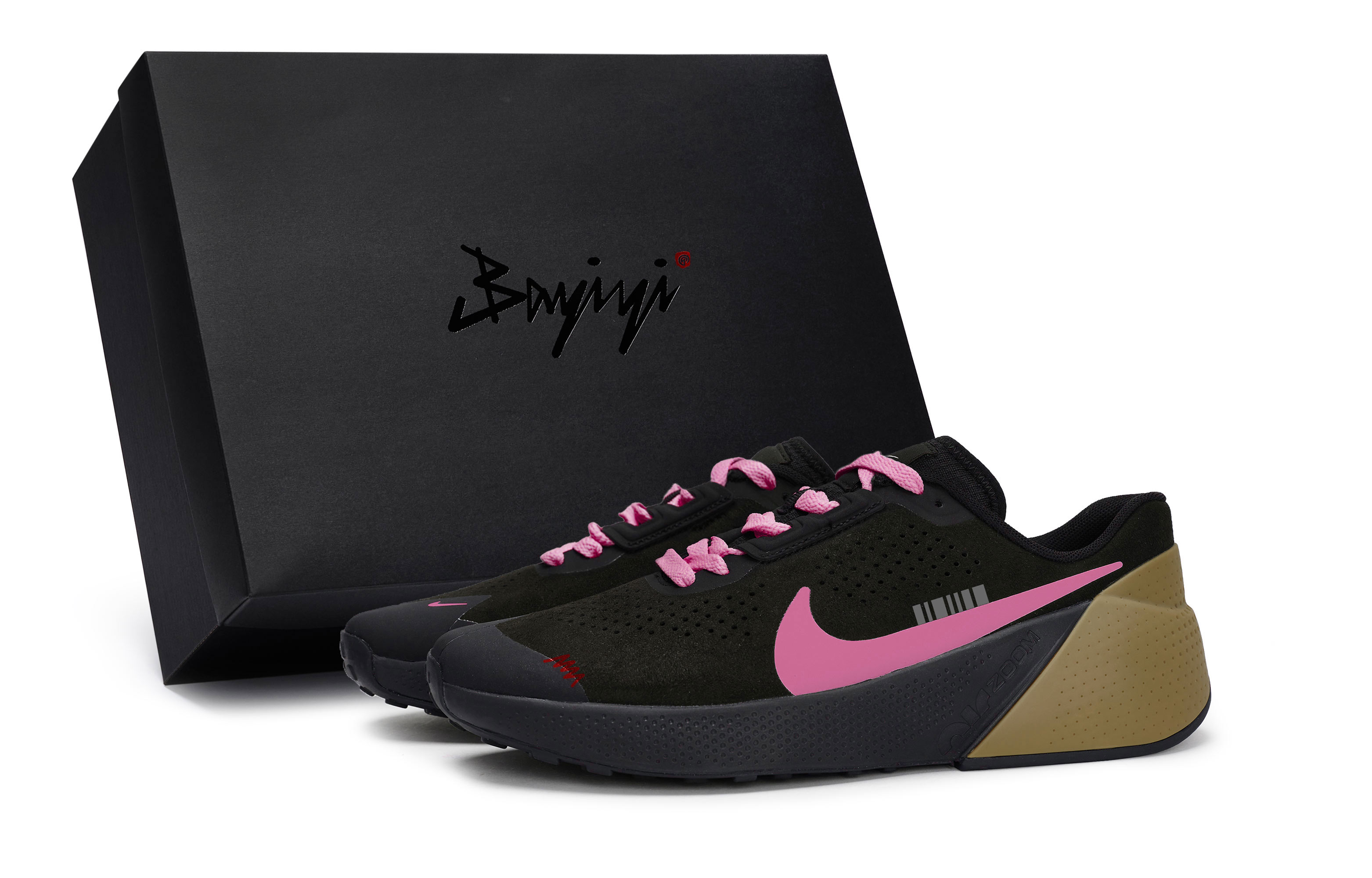 

Nike Кроссовки Air Zoom TR 1 мужские низкие, коричневые/розово-красные