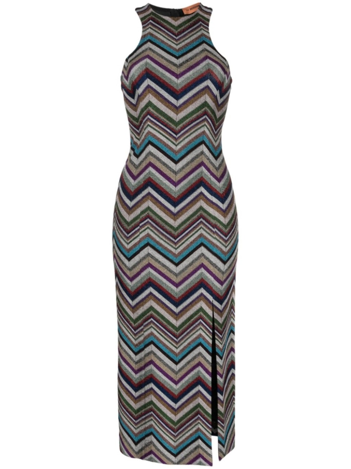 

Missoni платье миди с узором шеврон, разноцветный