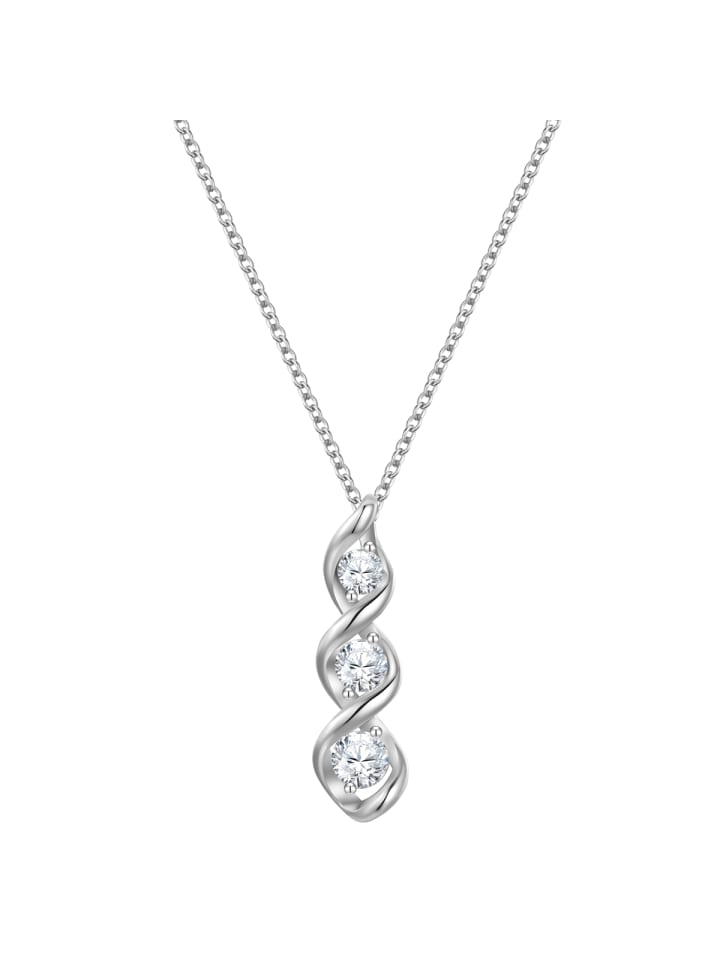 

Rafaela Donata Серебряное колье с фианитами в серебряной оправе