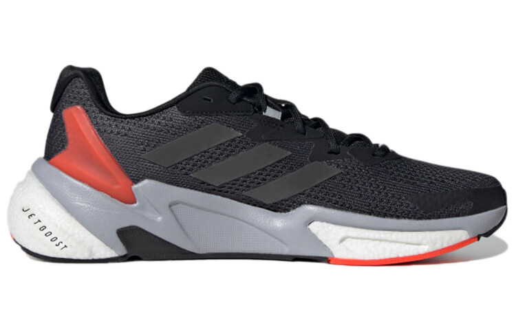 X9000l3 Кроссовки мужские низкие черные/красные/синие Adidas — фото 2