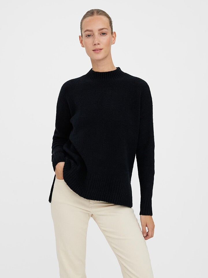 

Пуловер Vero Moda Pullover Lefile, черный