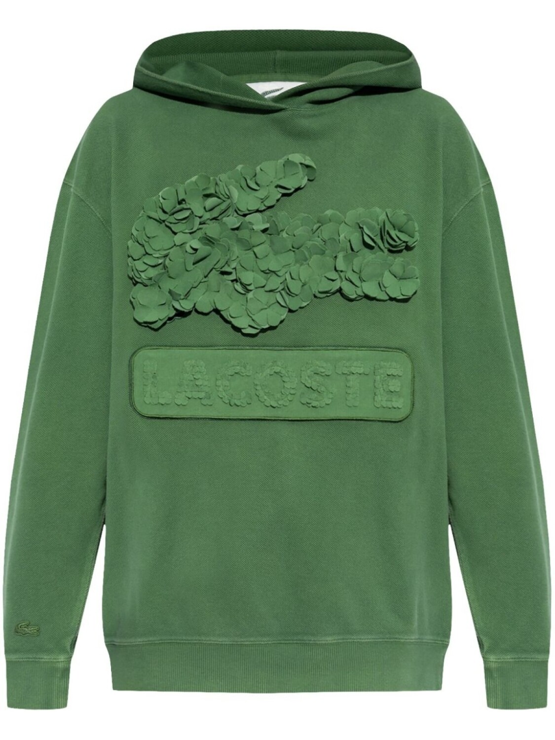 

Lacoste худи с вышивкой, зеленый