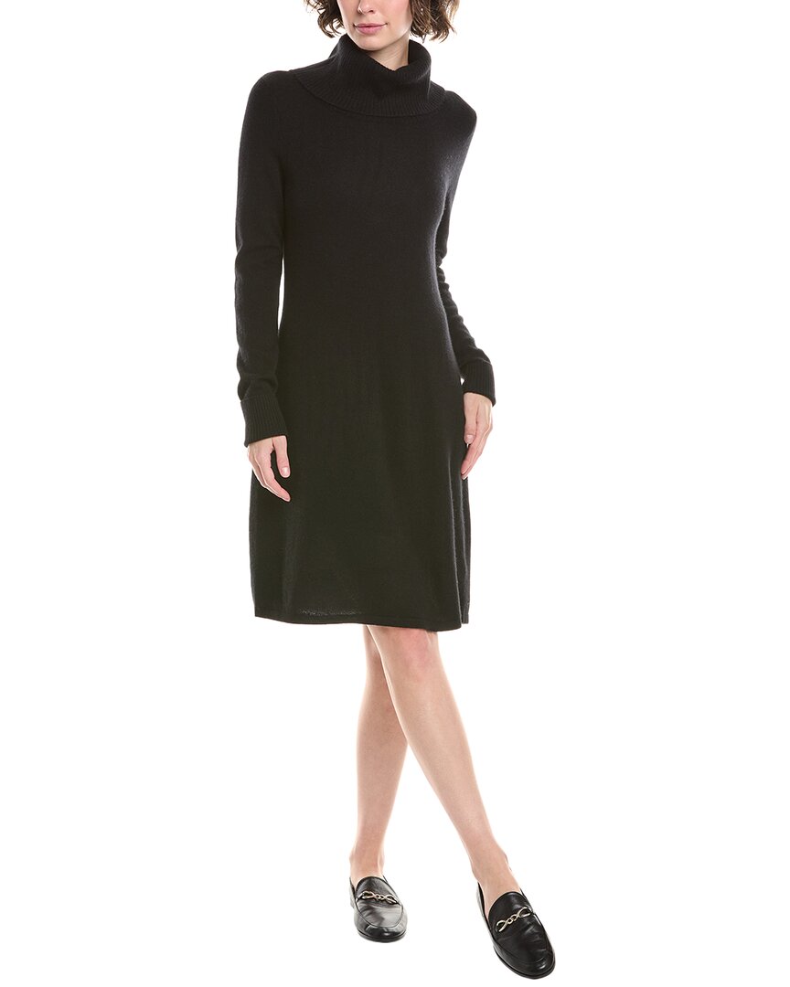 

Кашемировое платье-свитер с воротником-хомут InCashmere, черный