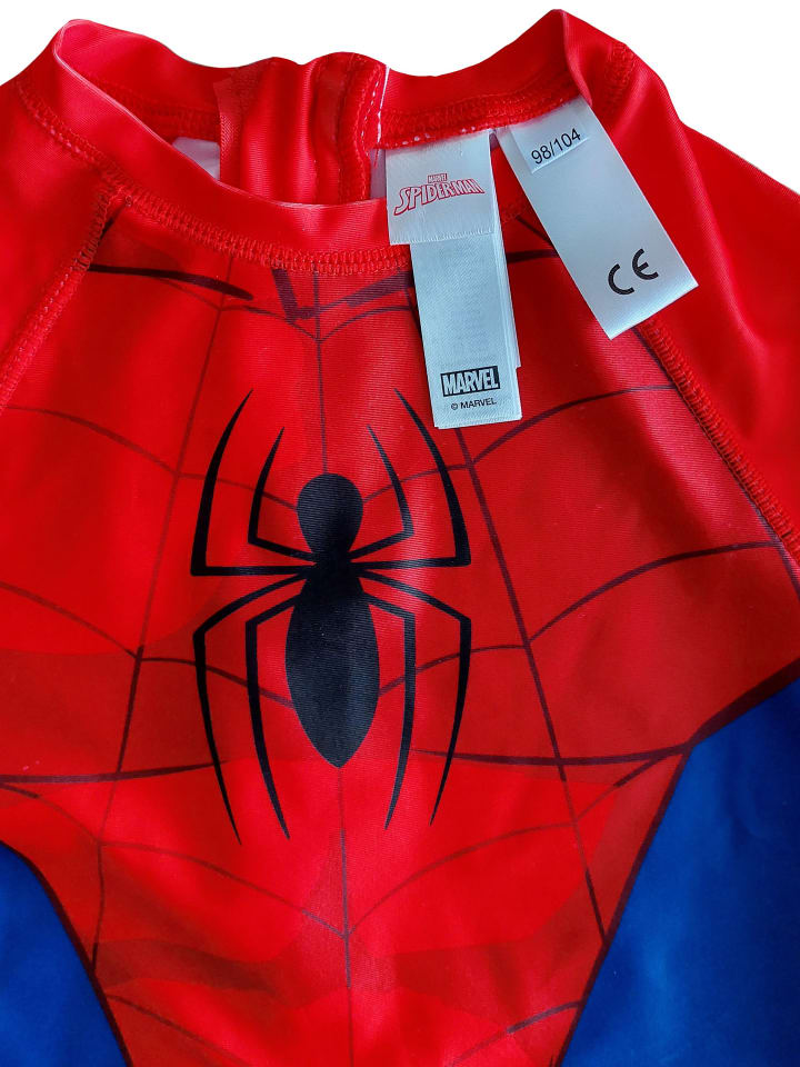 Купальник Marvel Spiderman с защитой от УФ-излучения 50+, цельный, сине-красный — фото 4