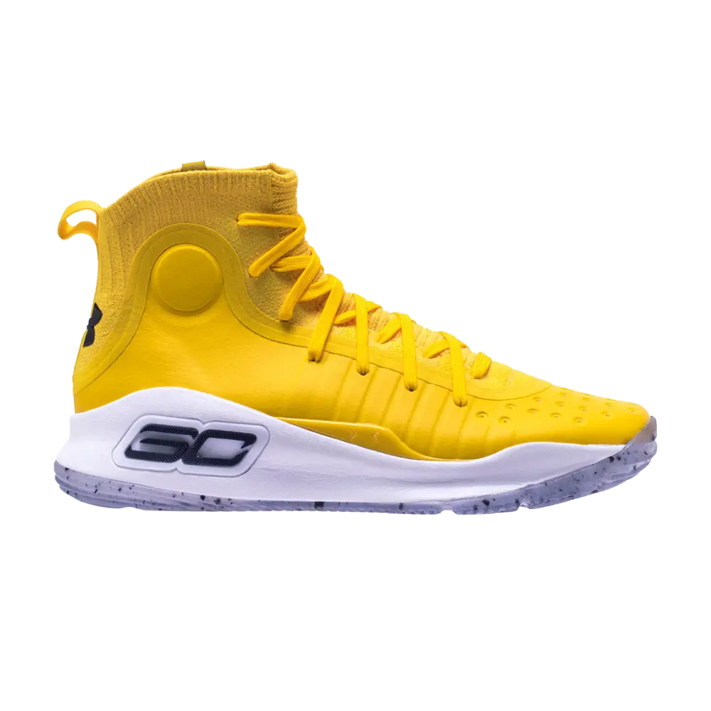 Кроссовки Curry 4 Under Armour, желтый