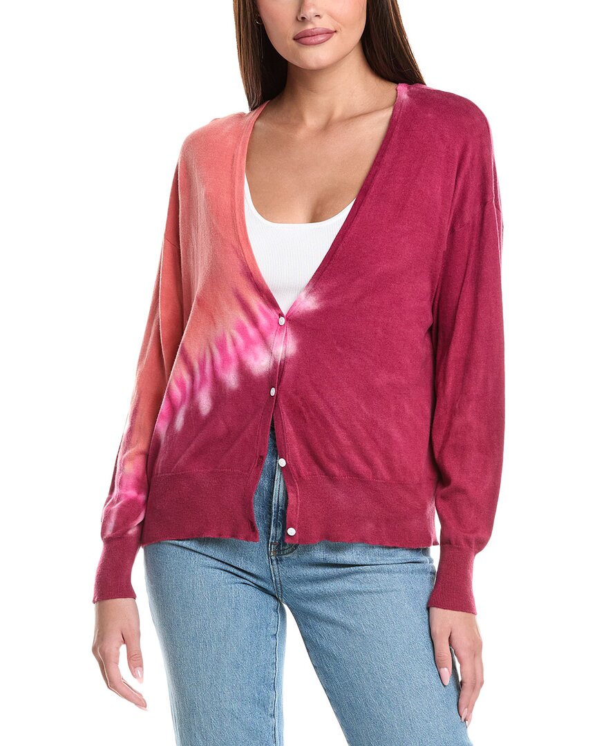 

WISPR Burn Out Тай-дай шелковый свитер, красный