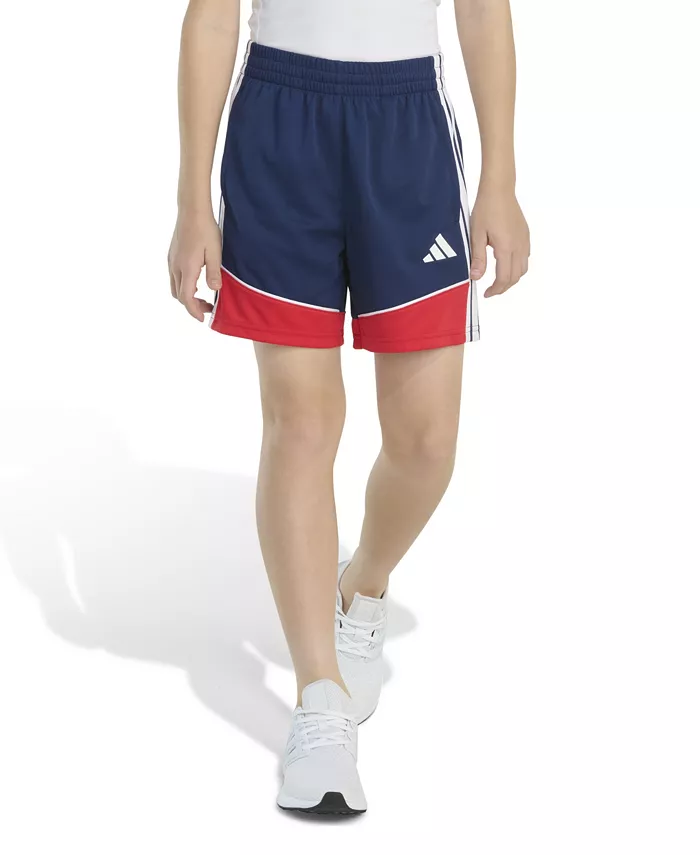 

Шорты Big Boys с эластичным поясом и цветными блоками adidas, синий