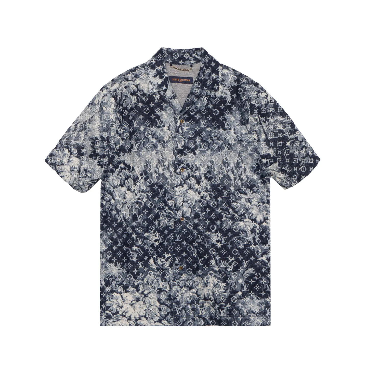 

Новые квартальные продукты LV Shirt Men Louis Vuitton, цвет Denim
