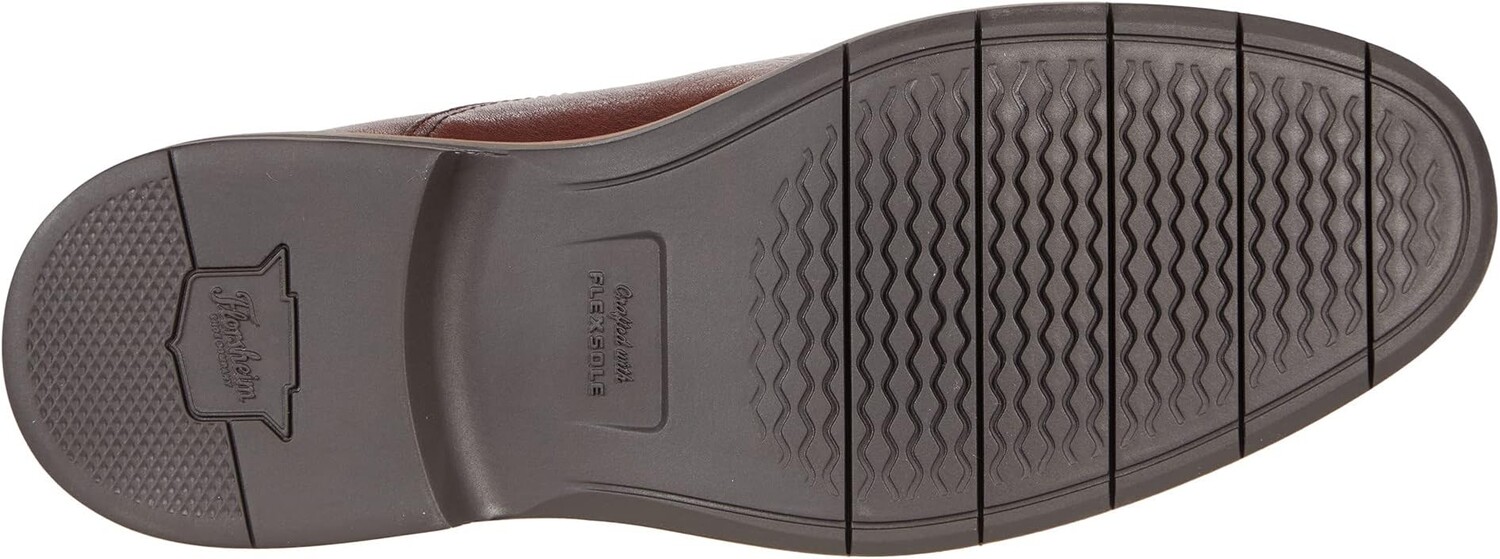 Оксфорды Norwalk Plain Toe Oxford Florsheim, цвет Cognac Milled Leather — фото 3