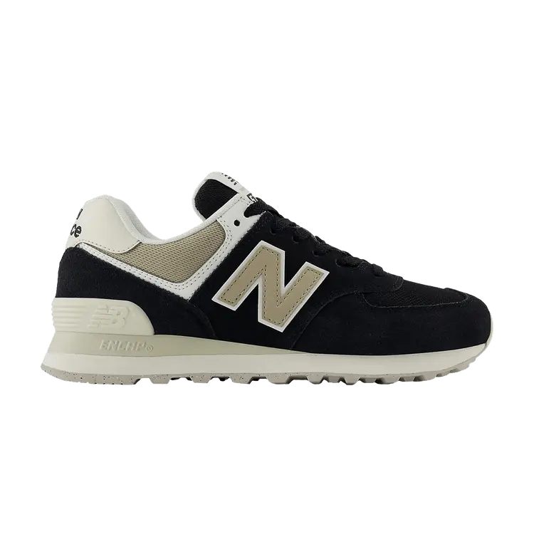 

Кроссовки New Balance Wmns 574 Black Elephant Bone, черный