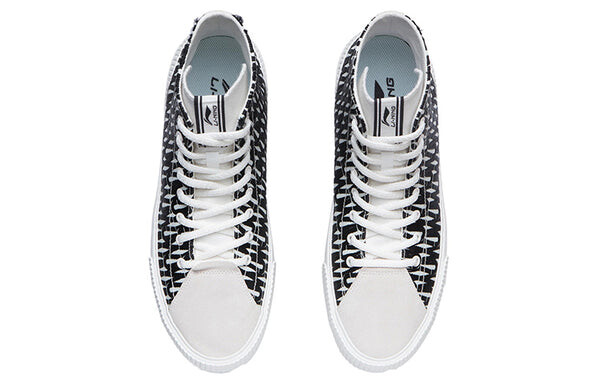 Кроссовки x jason wu парусиновые высокие туфли Li-Ning, черный — фото 4
