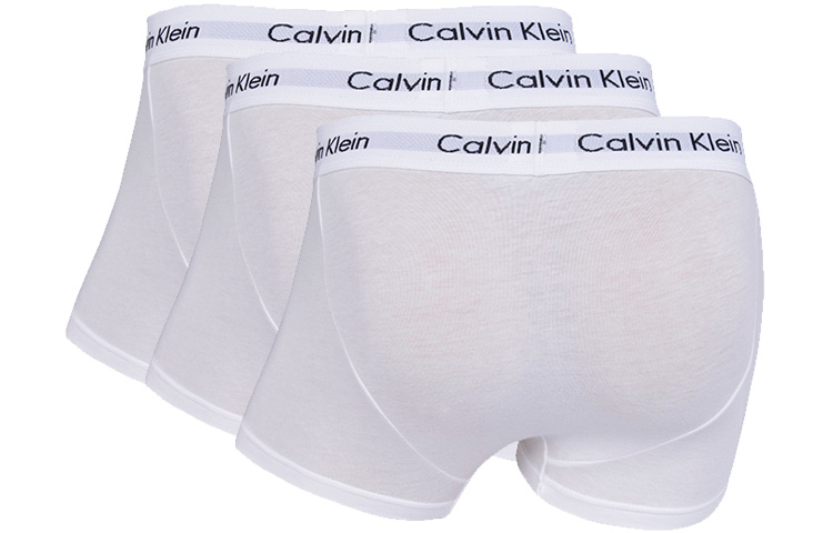 Комплект трусов Low Rise с эластичной резинкой Calvin Klein, белый — фото 3