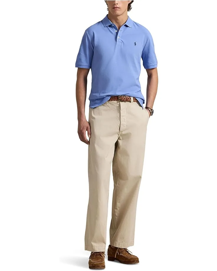 Поло Polo Ralph Lauren Classic Fit Stretch Mesh Polo Shirt, Fall BlueSee Less — фото 3