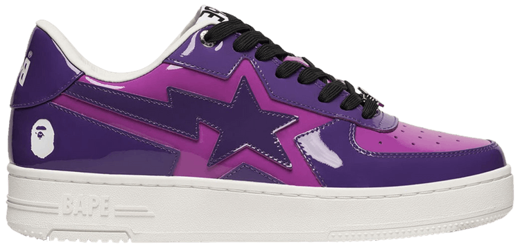 Кроссовки BAPE Wmns Bapesta Icon 'Purple', фиолетовый