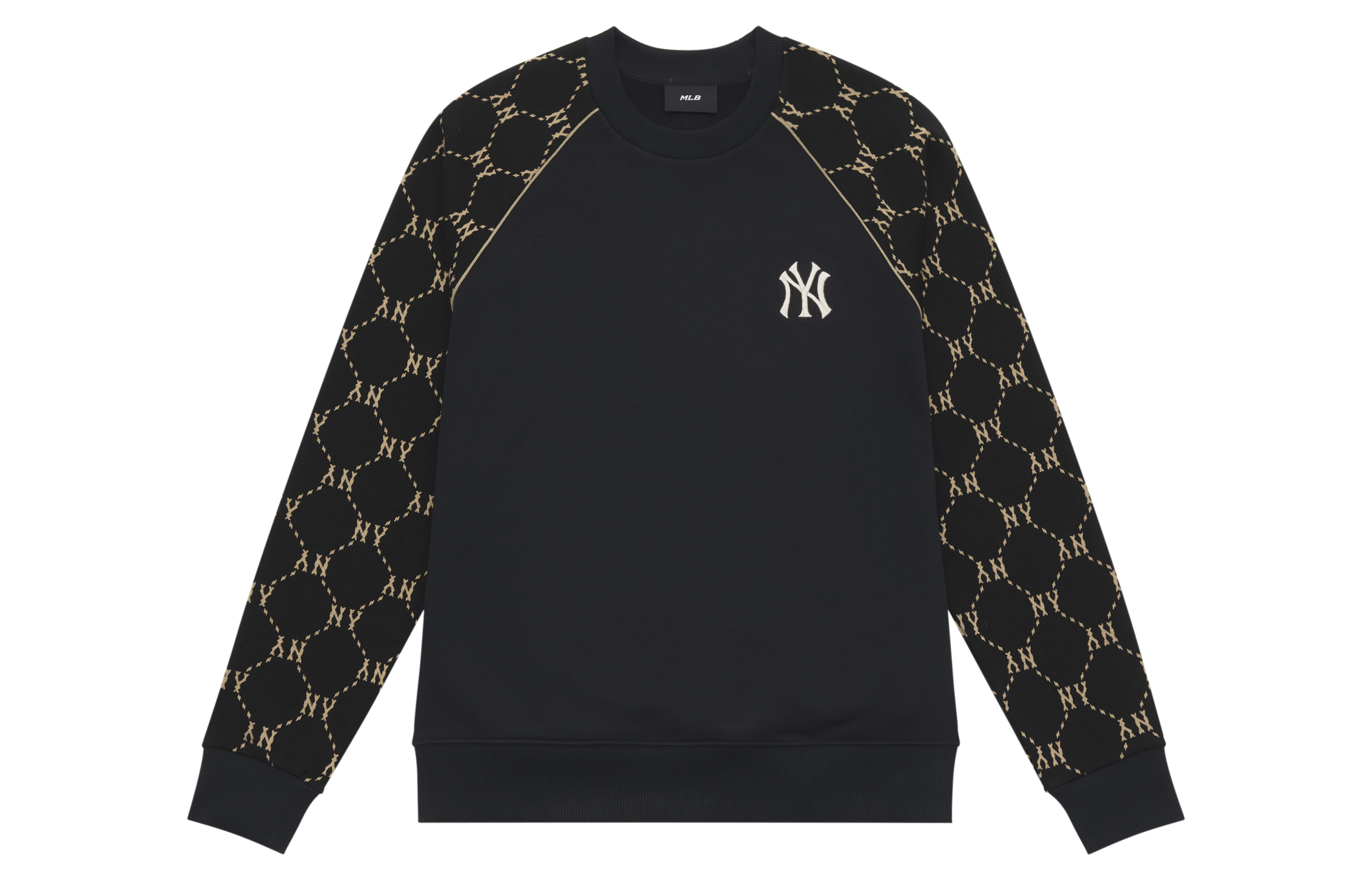 

MLB Толстовка с круглым вырезом MONOGRAM Collection New York Yankees 24FW, унисекс, черная