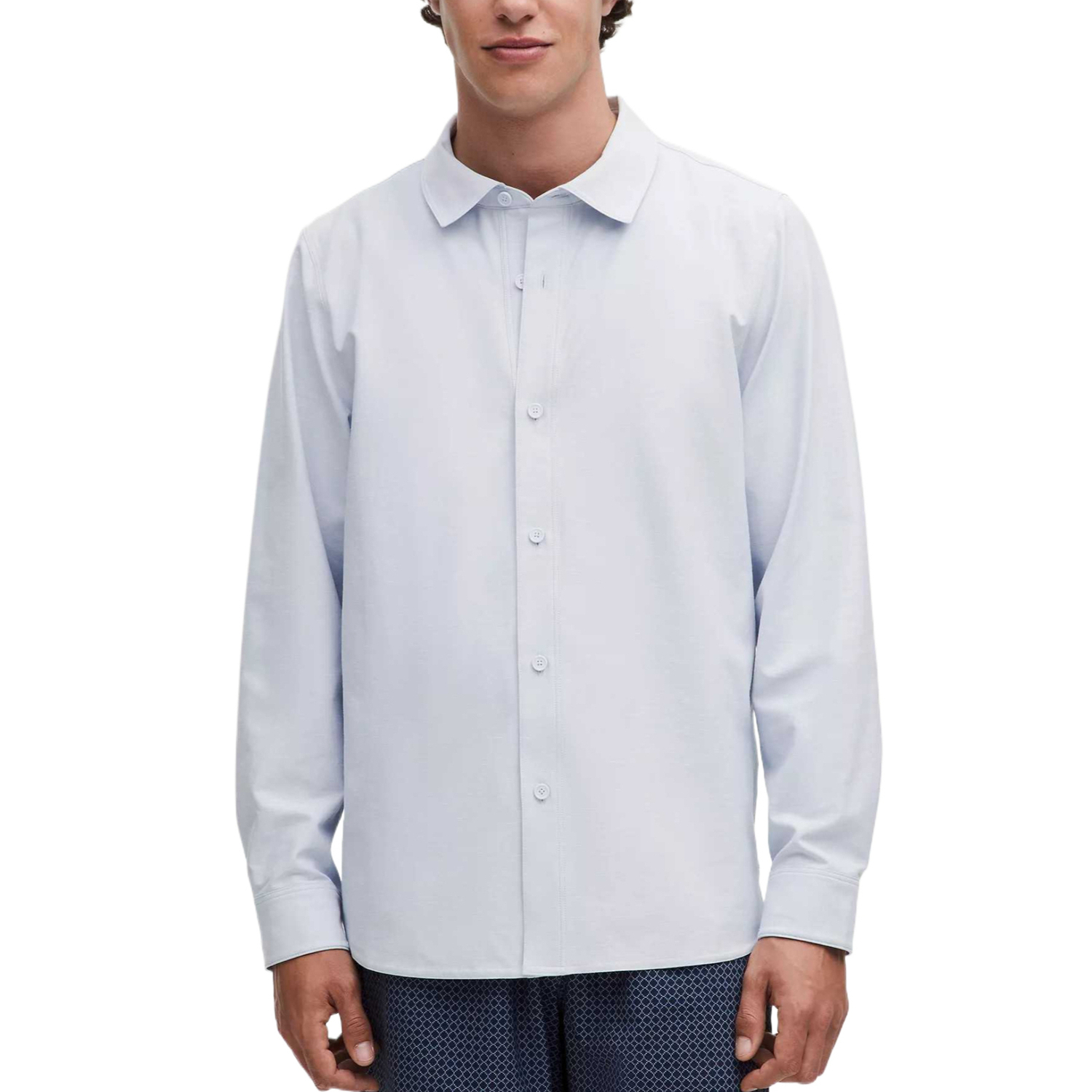 

Футболка с длинным рукавом LuluLinen для мужчин Lululemon, starch синий/starch синий