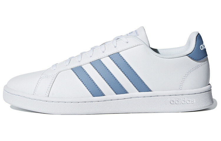

GRAND COURT Скейтбординг Кроссовки Мужские Низкие Белый/Королевский Синий Adidas Neo