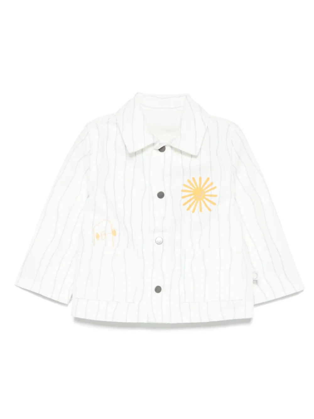 

Куртка в полоску Stella McCartney Kids, белый