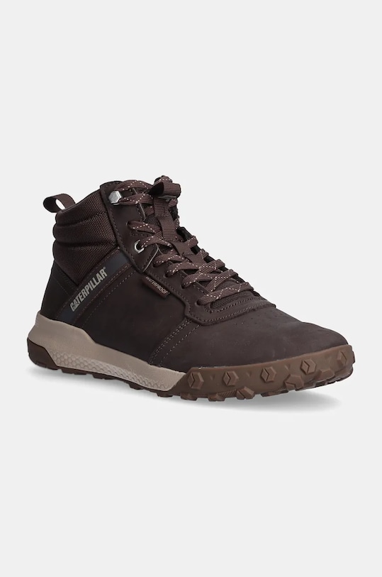 

Походные ботинки HEX READY MID WP из нубука Caterpillar, коричневый