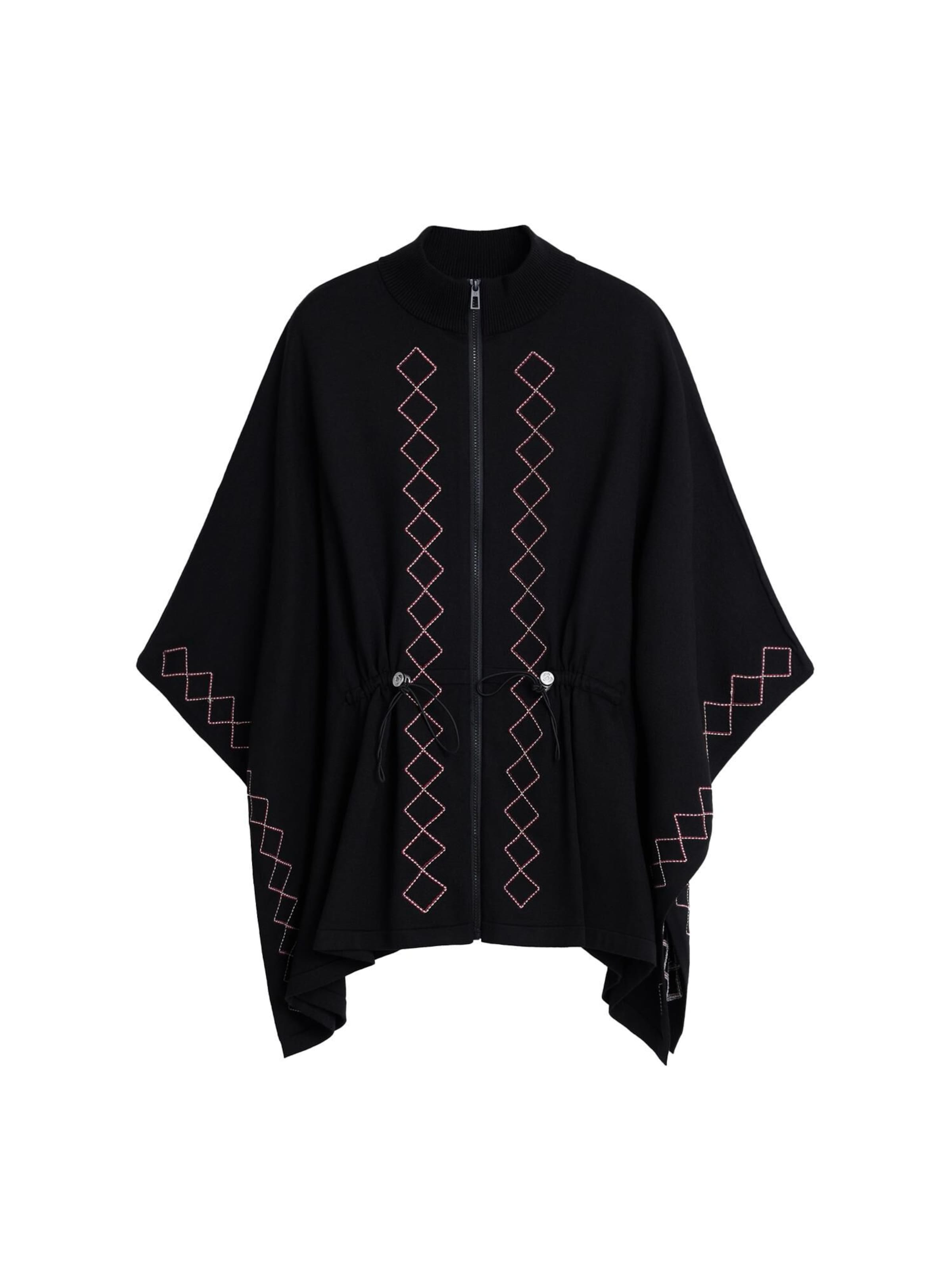 

Desigual Оверсайз накидка в черном цвете