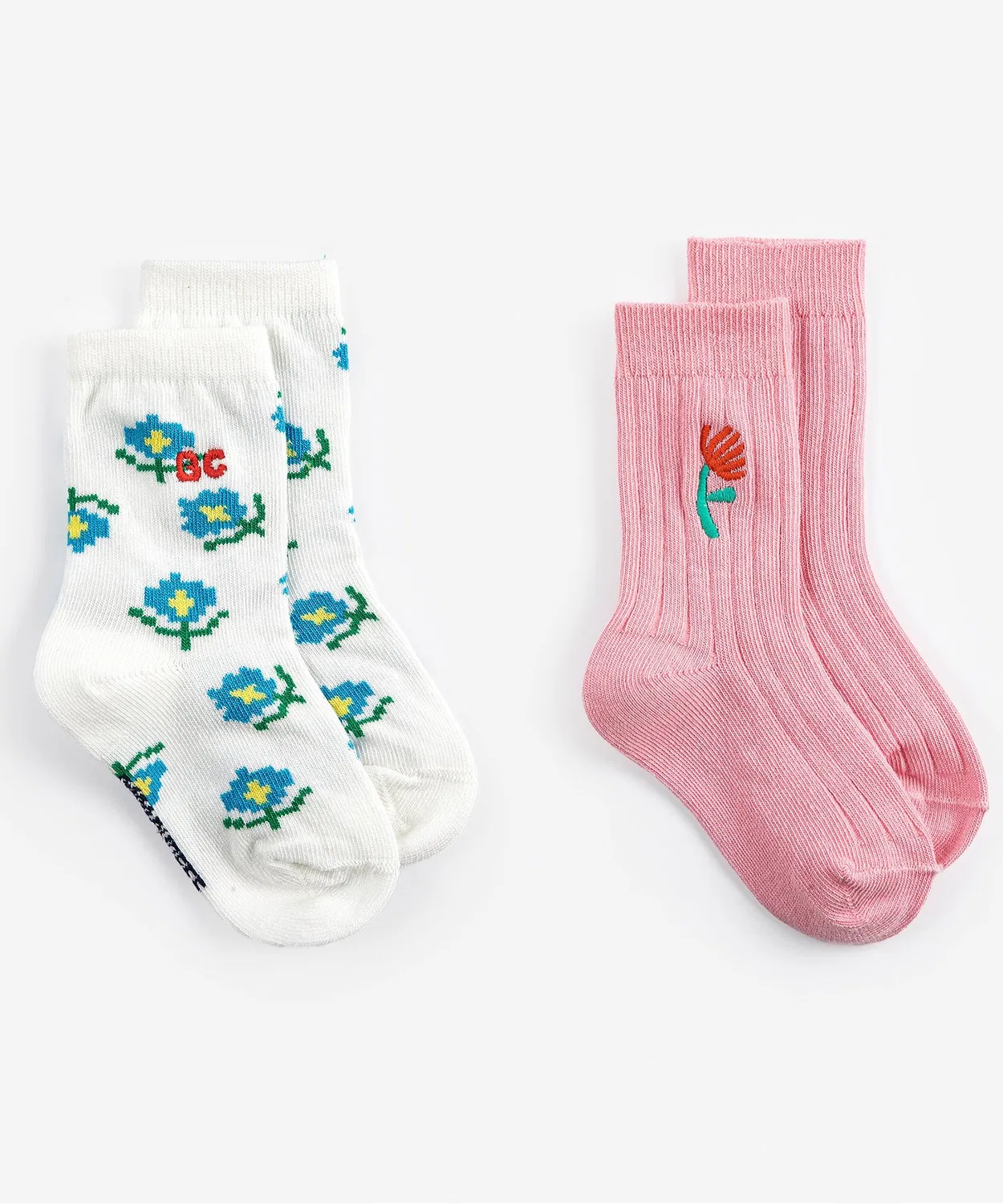 Носки детские Flower short socks 2 пары, мультиколор, BOBO CHOSES — фото 2
