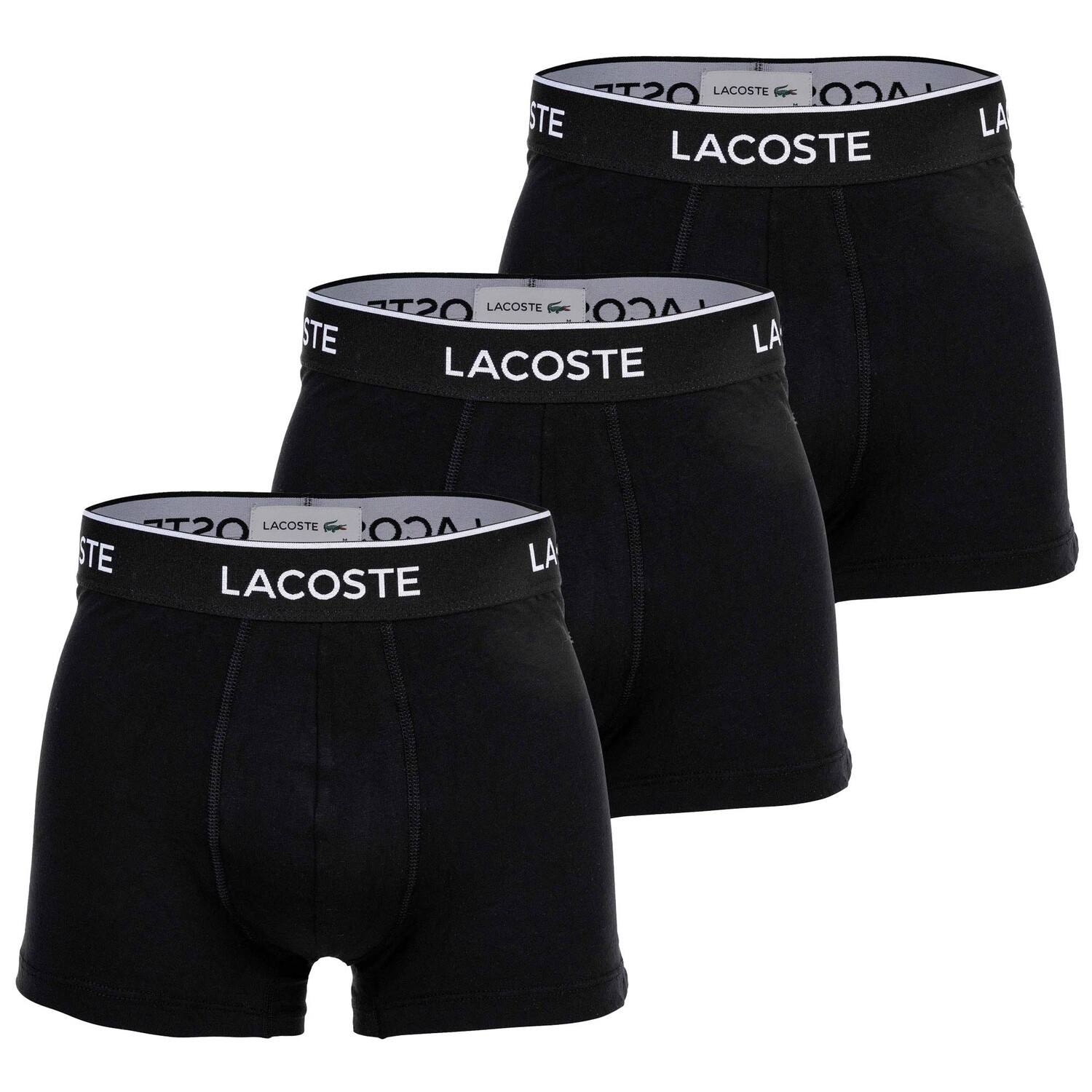 

Боксеры Lacoste Boxershort 3 шт, черный