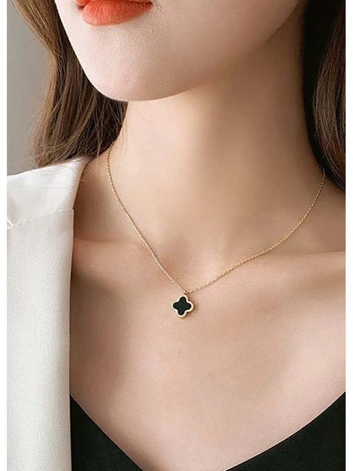 

Позолоченное ожерелье с подвеской - (Д) 42 см Miu Silver