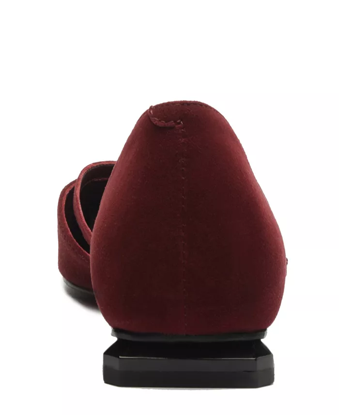 Женские балетки Rue Buckle с острым носом Schutz, красный — фото 3