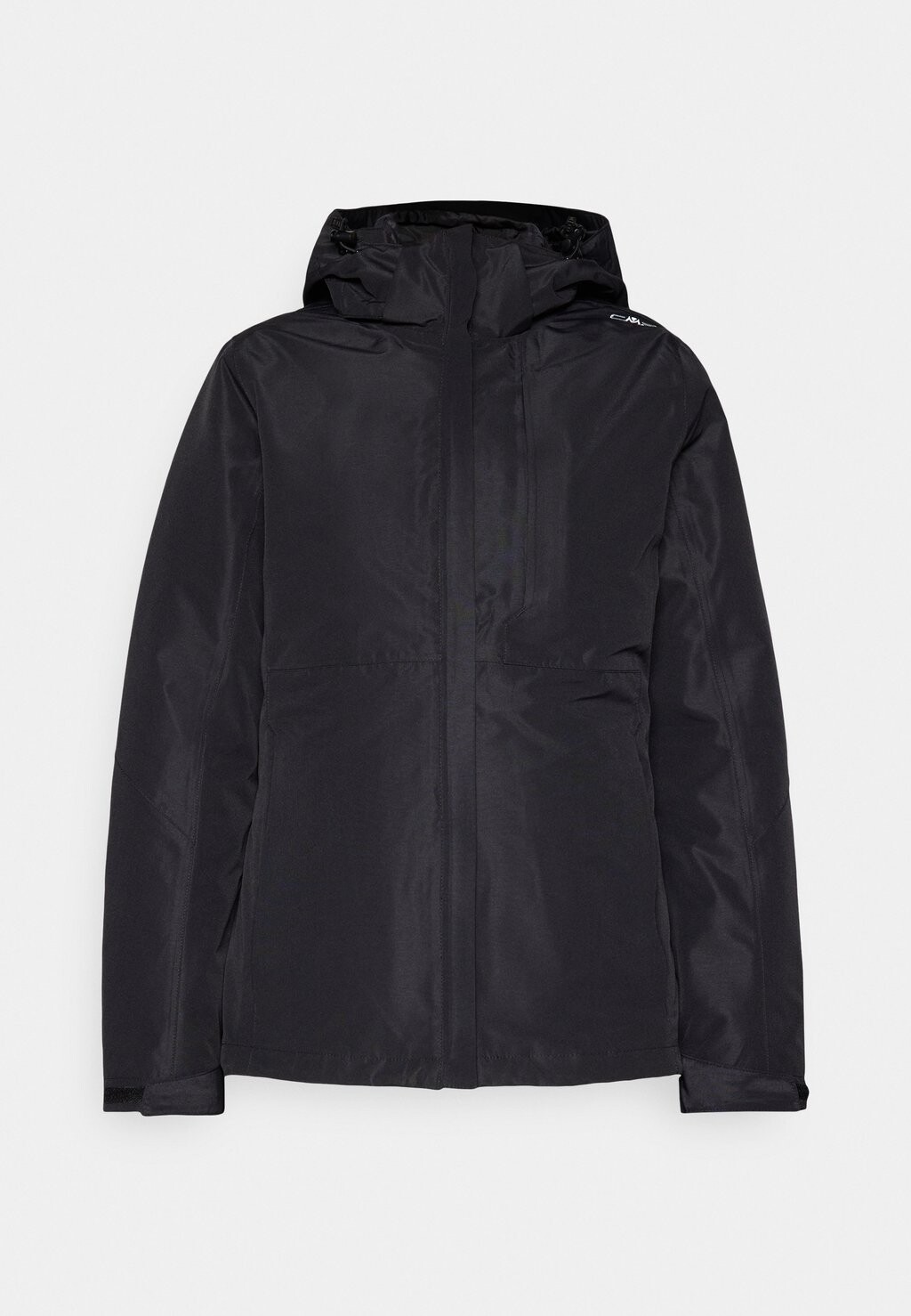 

Куртка из хардшелла WOMAN JACKET ZIP HOOD DETACHBLE INN.JACKET CMP, черный