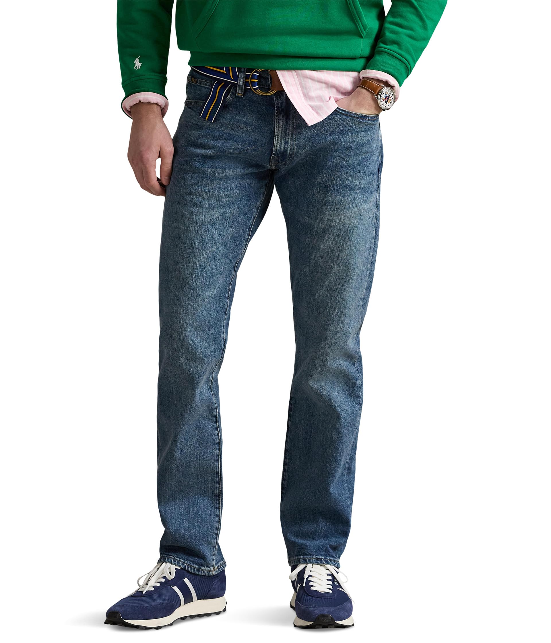 

Джинсы Polo Ralph Lauren Varick Slim Straight Stretch Jeans, цвет Roxborough